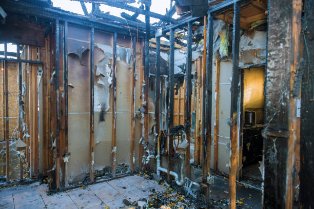 Professional Soot Cleanup technician working in Whiting, IN